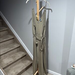 Old Navy Olive Green Maxi Dress